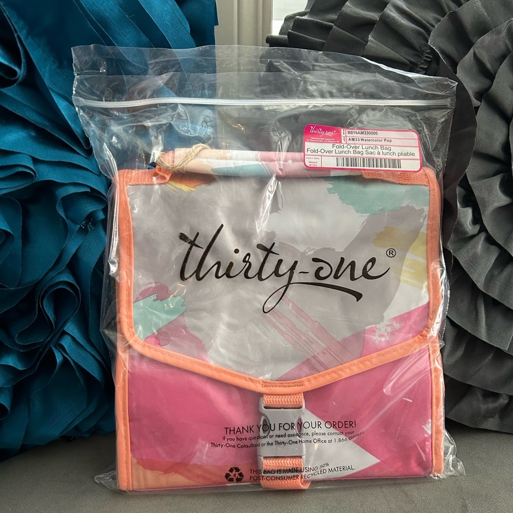 Thirty-One fold over lunch bag